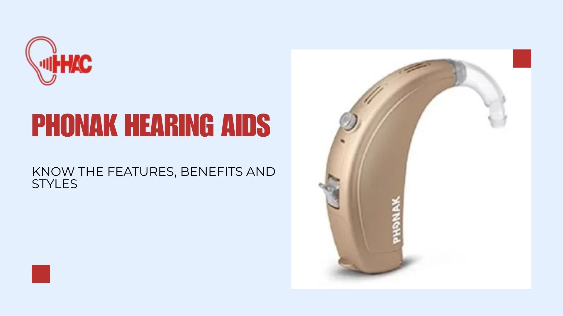 Phonak Hearing Aids - Know The Features, Benefits and Styles
